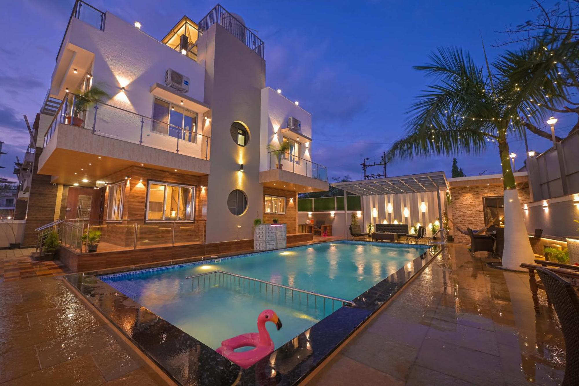 Azure Retreat Villa By Tropicana Stays Lonavala Extérieur photo